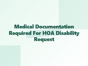 Medical Certification for Disability Request